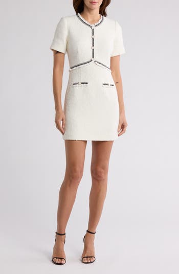 ANDMARY】Zoe fur mini dress