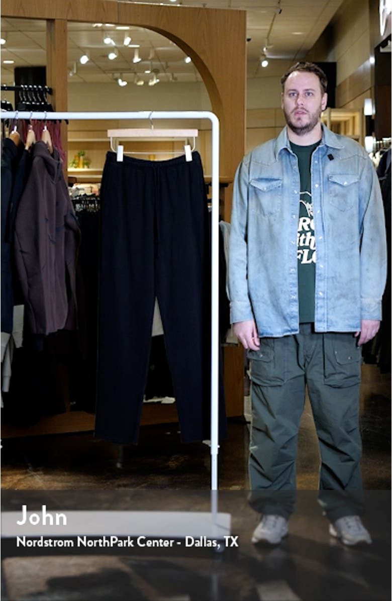 Straight Leg Cotton Lounge Pants, sales video thumbnail