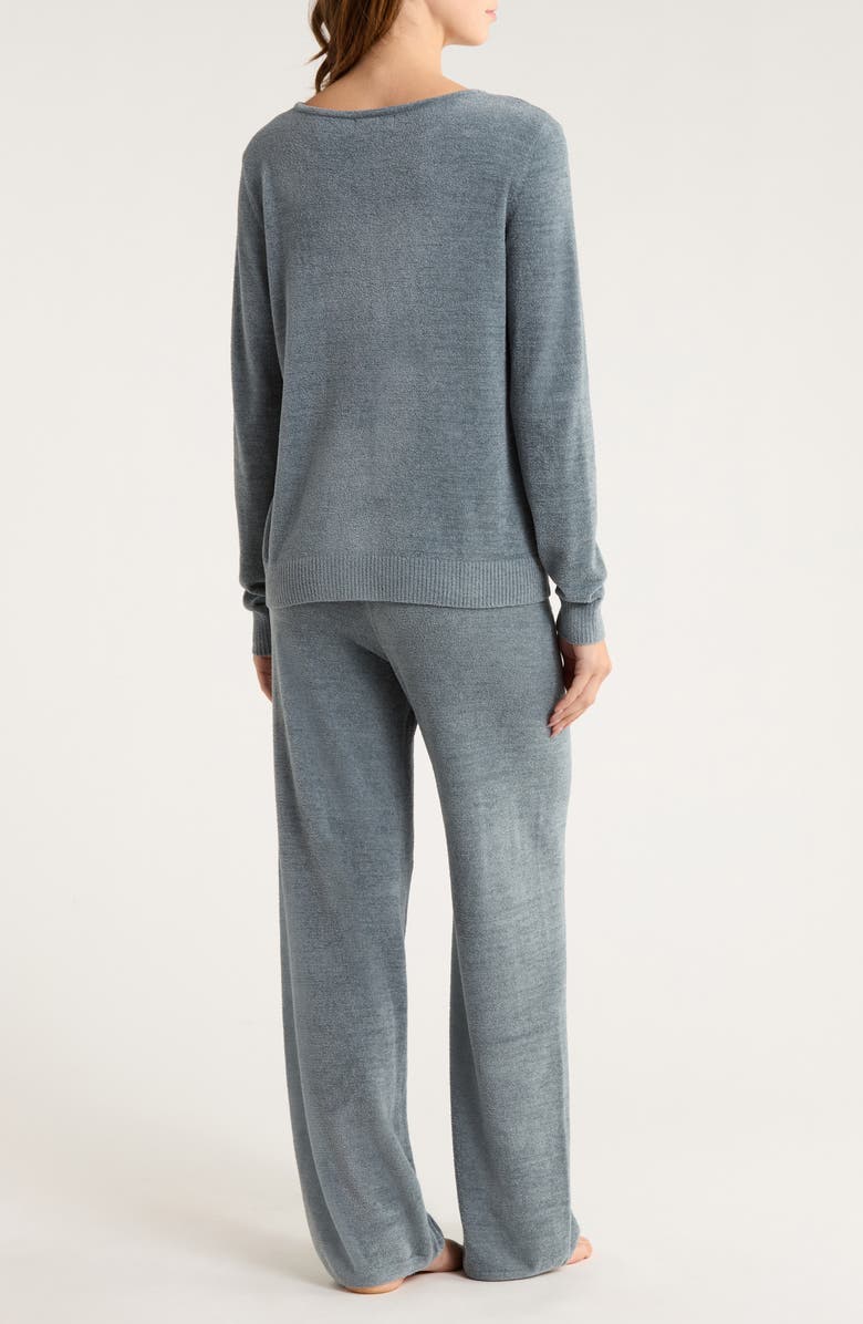Barefoot Dreams<sup>®</sup> CozyChic<sup>®</sup> Ultra Lite<sup>®</sup> Boat Neck Pajamas, Alternate, color, Blue Cove