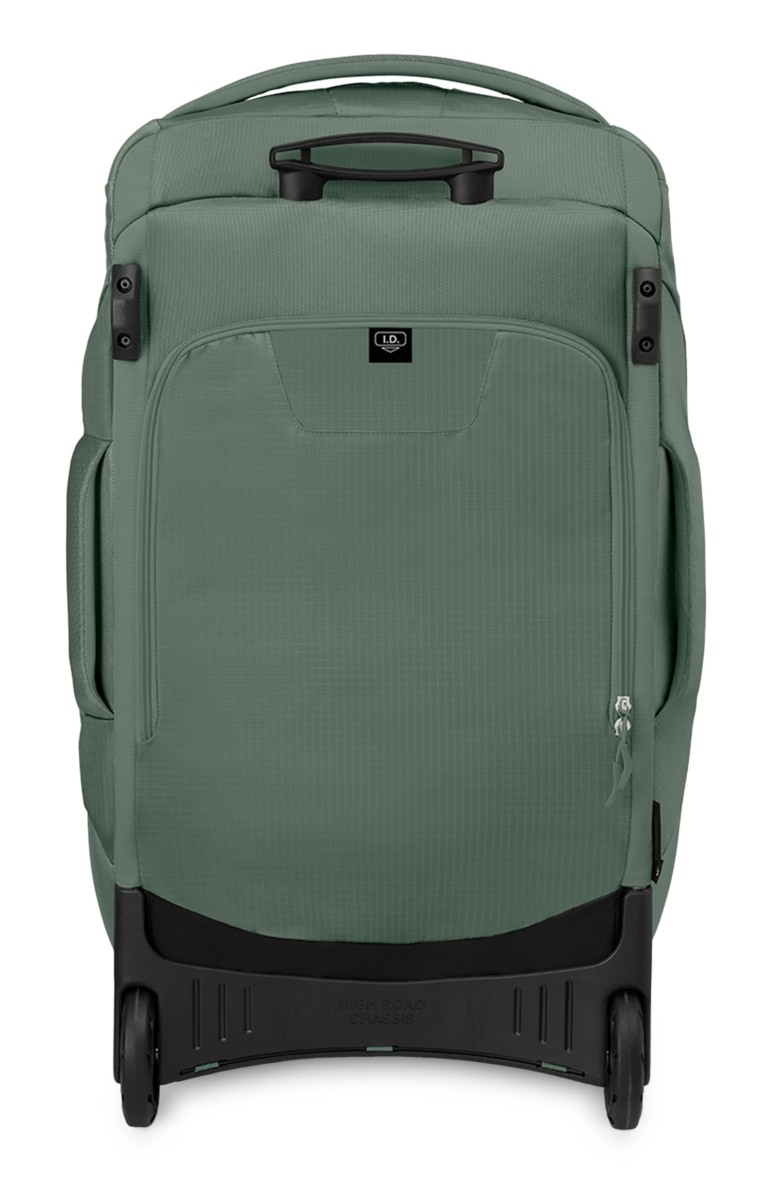 Sojourn 30-Inch Shuttle Wheeled Recycled Nylon Duffle Bag, Alternate, color, KOSERET GREEN