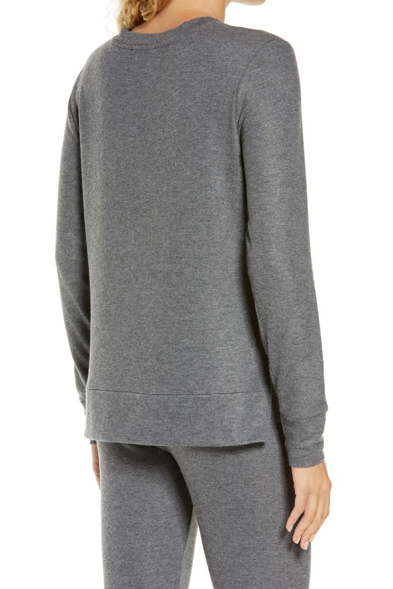 Just Chillin' Pullover, Alternate, color, MID-HEATHER GRAY