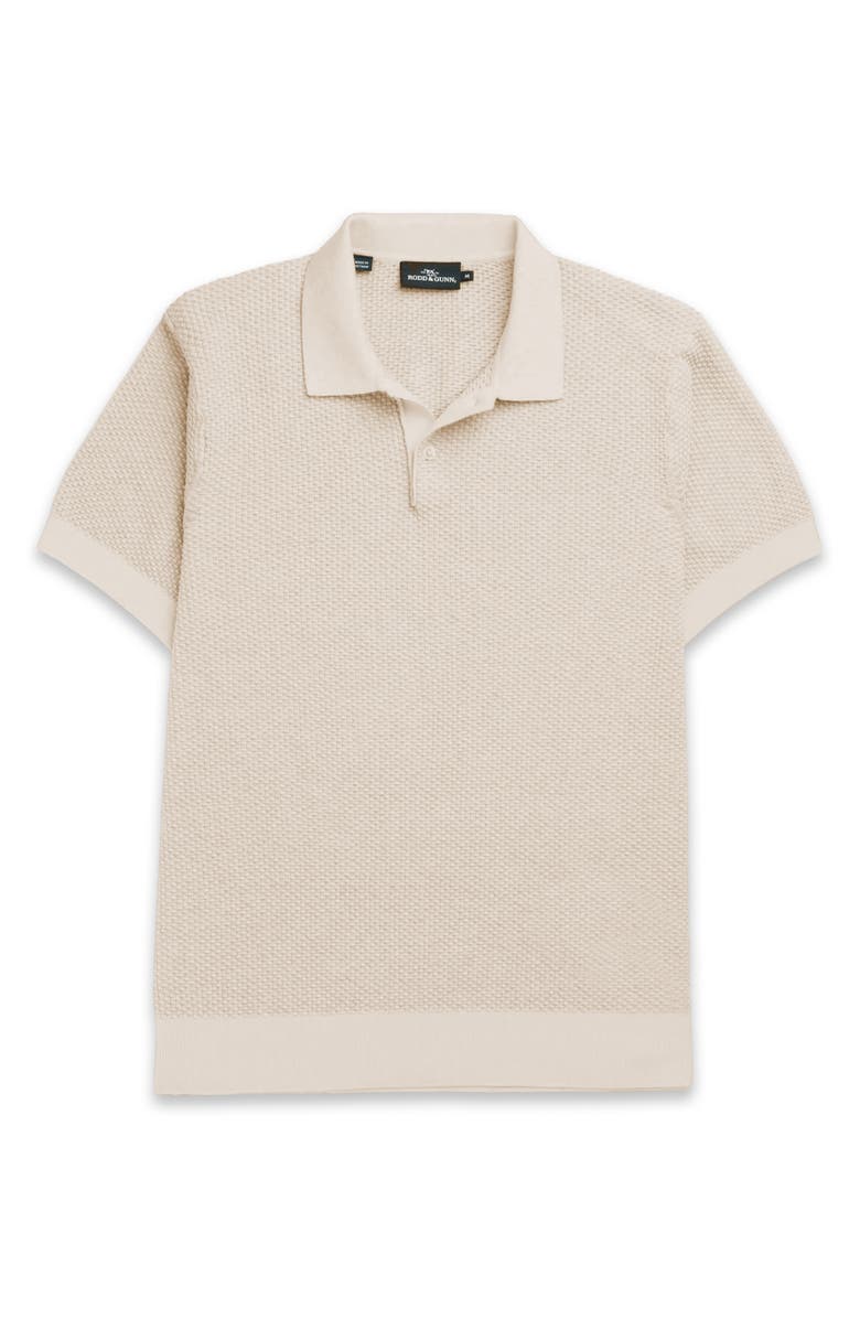 Rodd & Gunn Amberley Diamond Jacquard Cotton Polo Sweater, Alternate, color, 