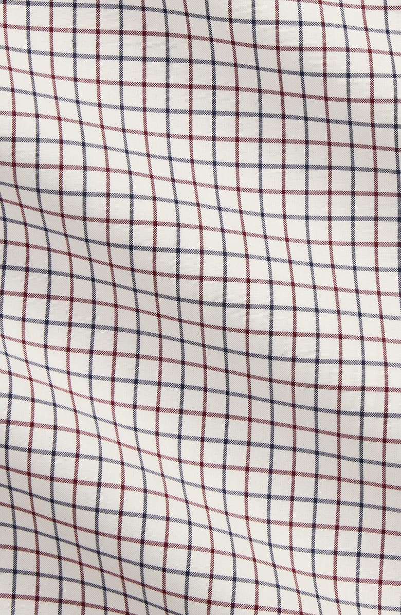 Polo Ralph Lauren Classic Fit Check Cotton Poplin Button-Down Shirt, Alternate, color, 6974B Cream Wine Multi