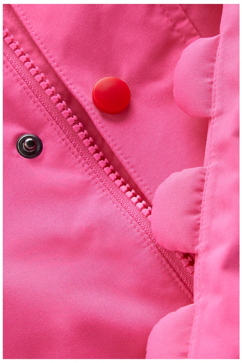 Kids' Waterproof Hooded Jacket, Alternate, color, SORBET PINK MONSTER
