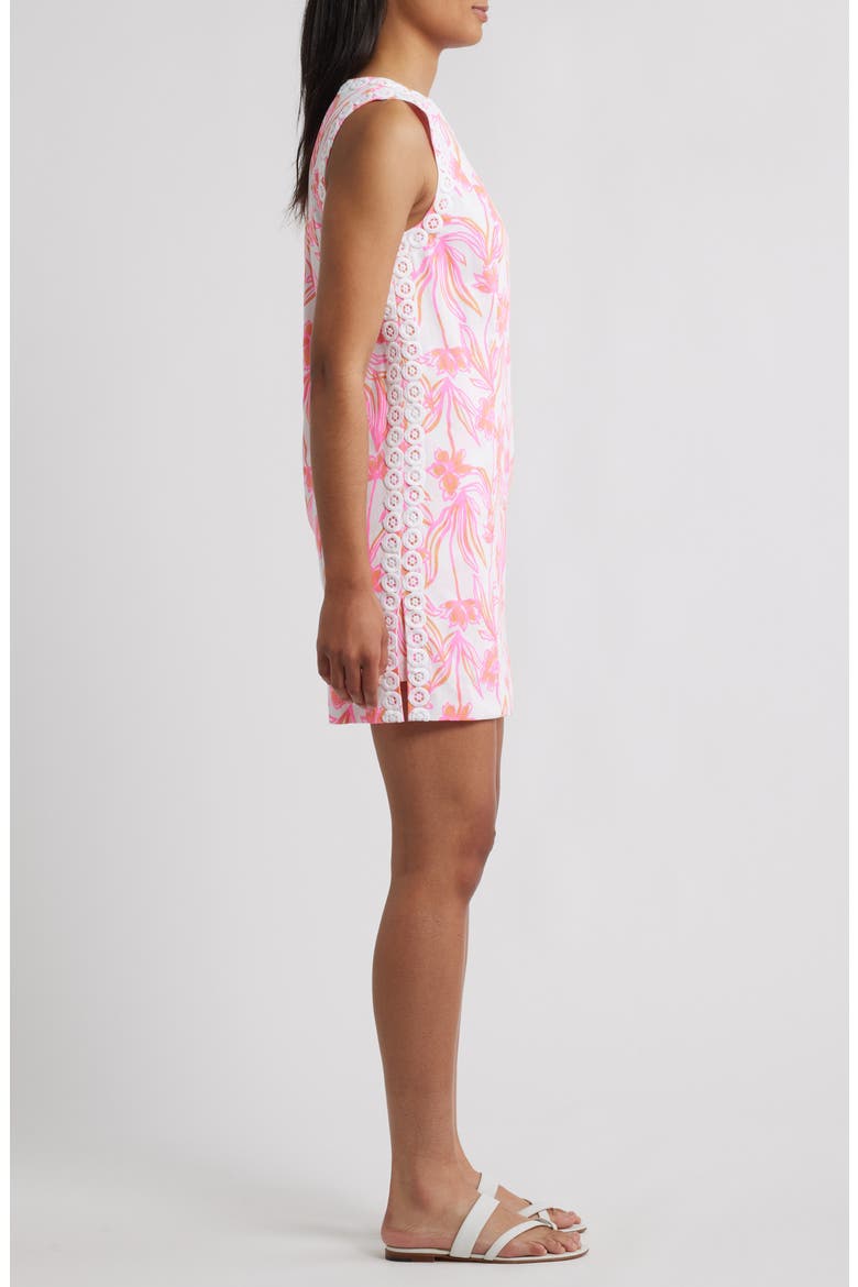 Sadie Lace Trim Cotton Shift Romper (Women) | Nordstrom