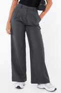 Princess Polly Archer Pleated High Waist Straight Leg Pants