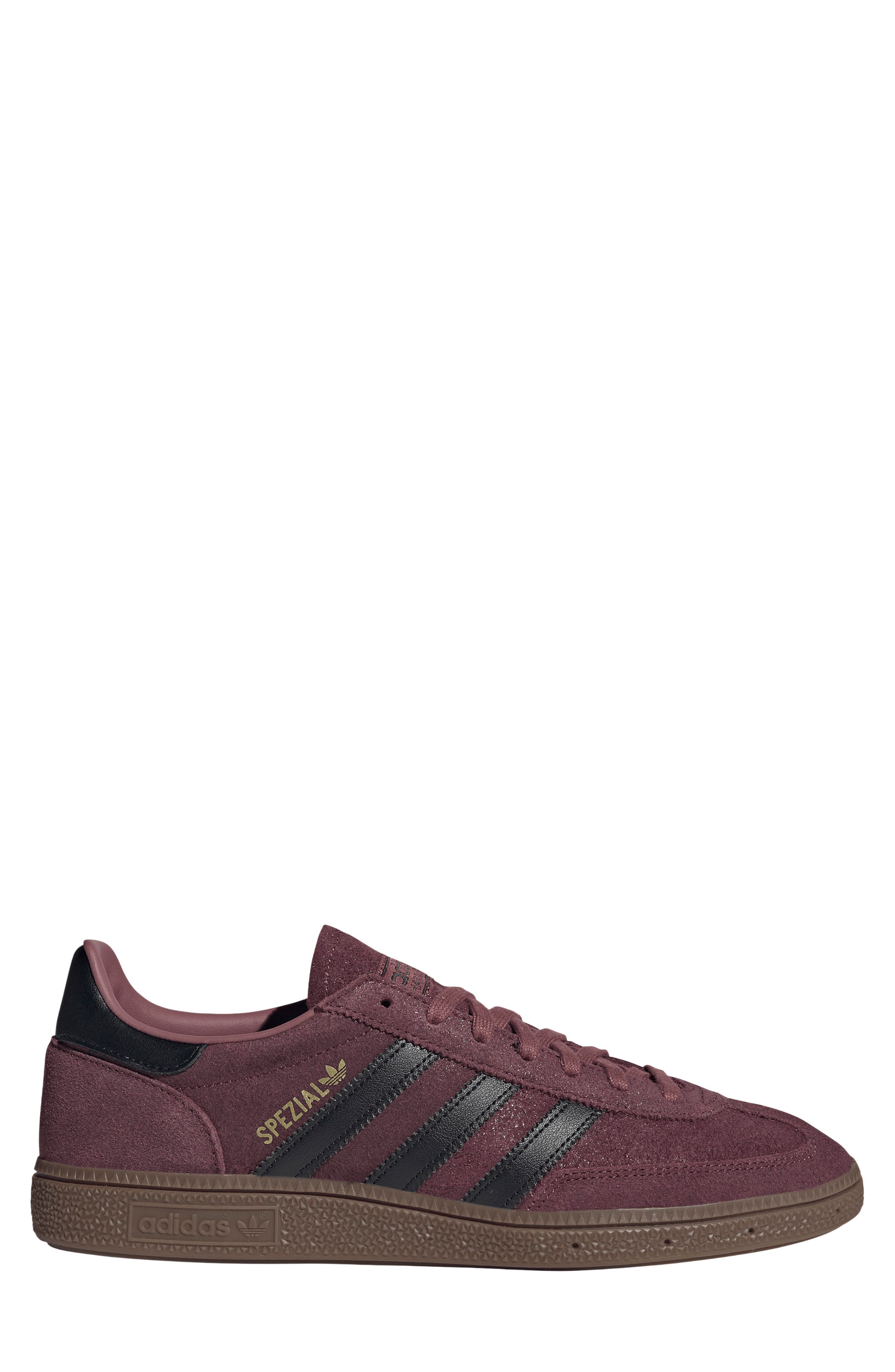 Gender Inclusive Handball Spezial Sneaker, Alternate, color, MAROON/ CORE BLACK/ GUM