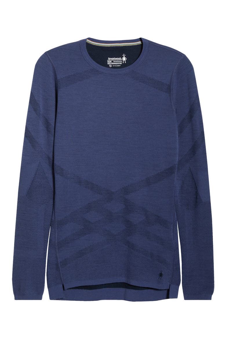 Intraknit™ Thermal Merino Base Layer, Alternate, color, NIGHTFALL BLUE-DEEP NAVY