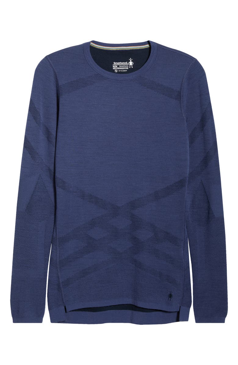 Smartwool Intraknit<sup>™</sup> Thermal Merino Base Layer, Alternate, color, Nightfall Blue-Deep Navy