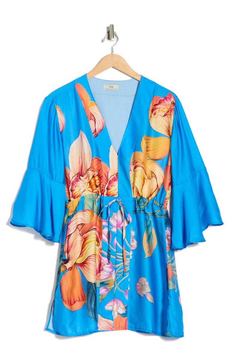 Maaji Tropical Cover-Up Caftan, Main, color, Blue