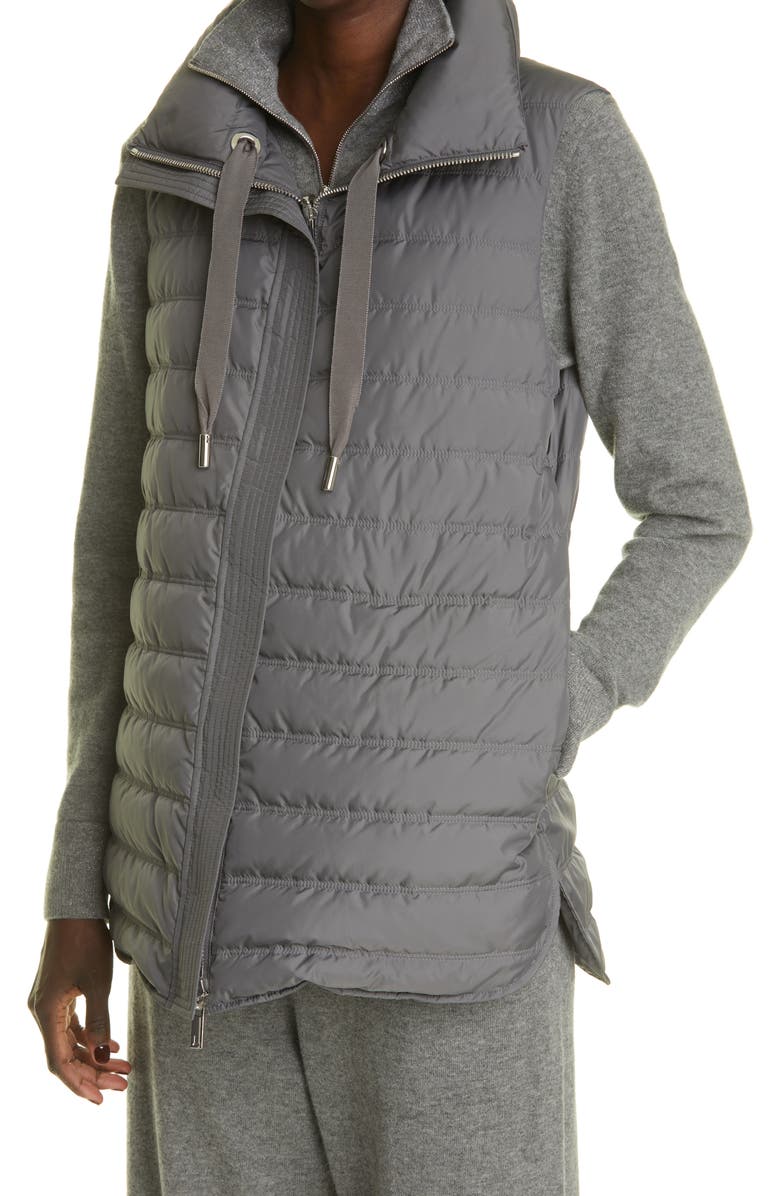 Lafayette 148 New York Dylan KindMade Water Resistant Reversible Down Vest, Alternate, color,