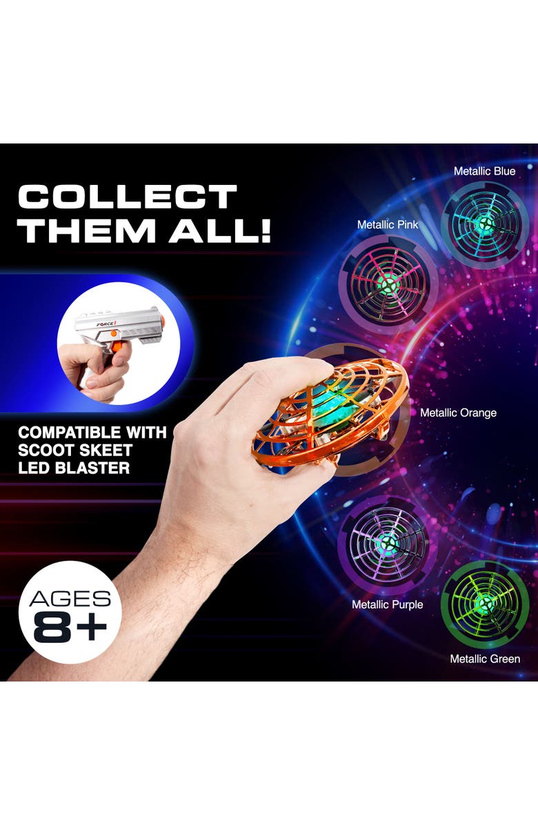 Force1 Scoot Skeet Drone Game (Drone Only)- Orange, Alternate, color, Orange