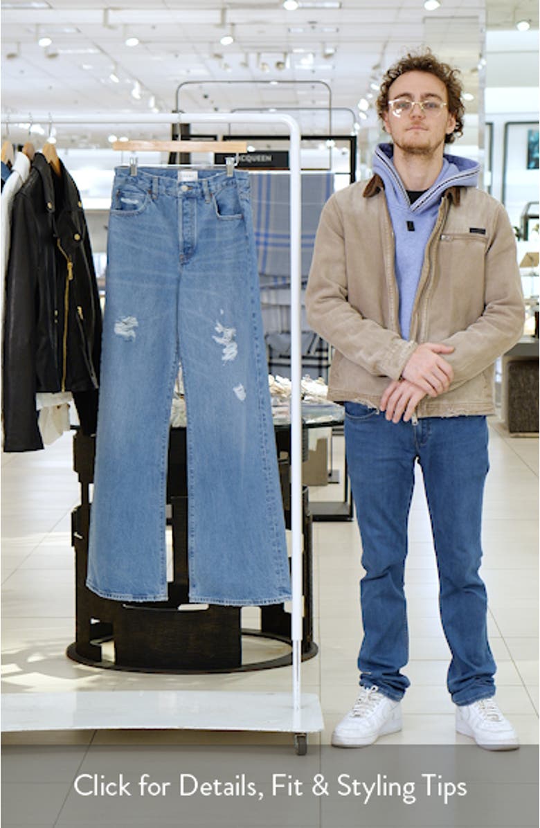 The Loose Ripped Wide Leg Jeans, sales video thumbnail