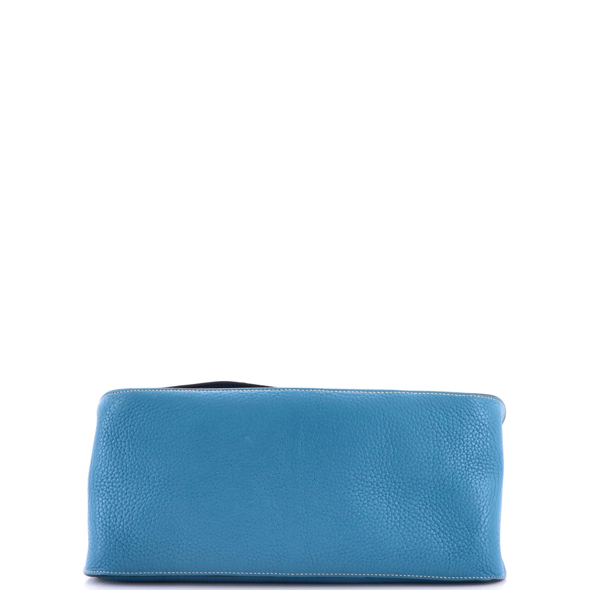 Pre-Owned Hermes Jypsiere Bag Clemence 34, Alternate, color, Bleu Jean