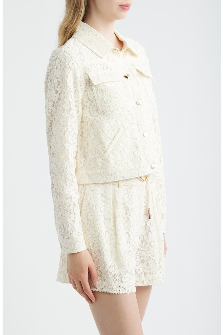 Lori Lace Jacket, Alternate, color, WHITE