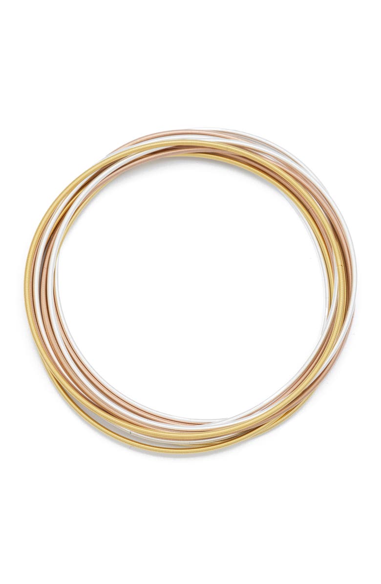 Emerson & Oliver Dia Mixed Metal Warm Bracelets, Main, color, Set Of 10