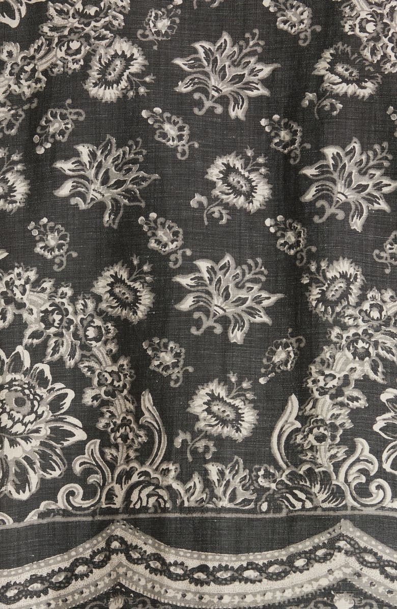 VISVIM Floral Wool & Linen Pullover Tunic, Alternate, color, 