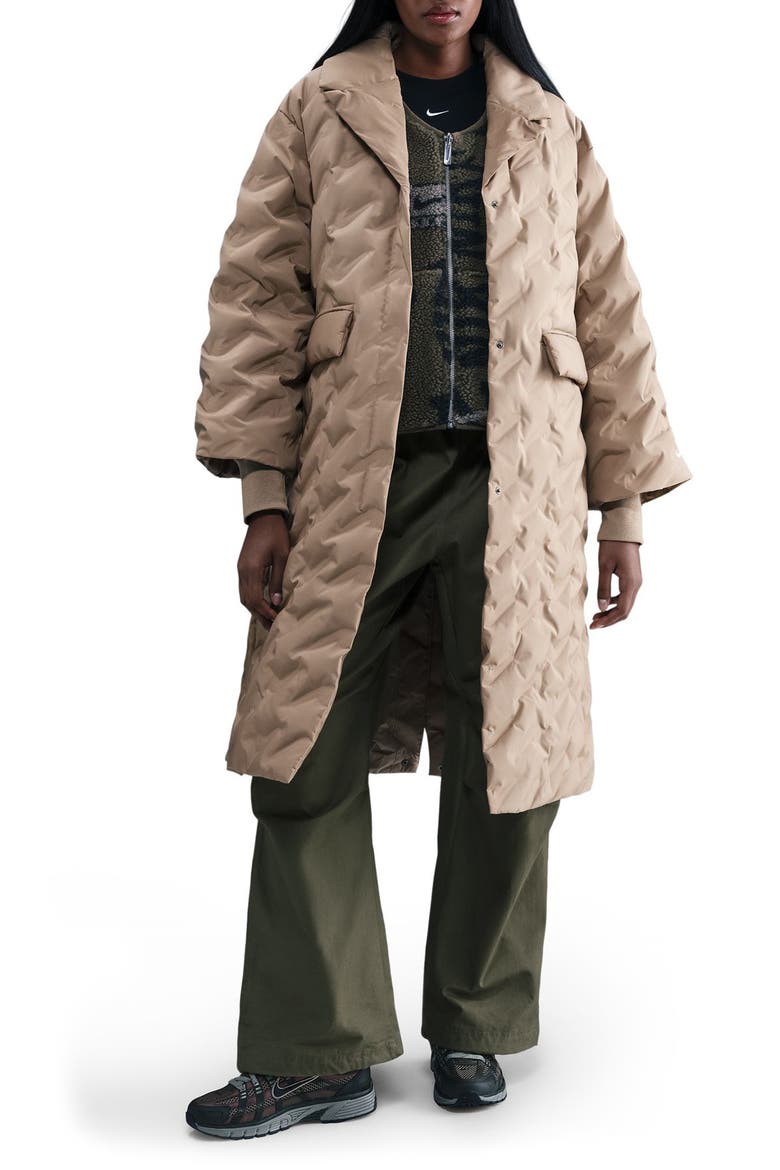 Sportswear Therma-FIT Down Coat, Main, color, 247 KHAKI/SAIL