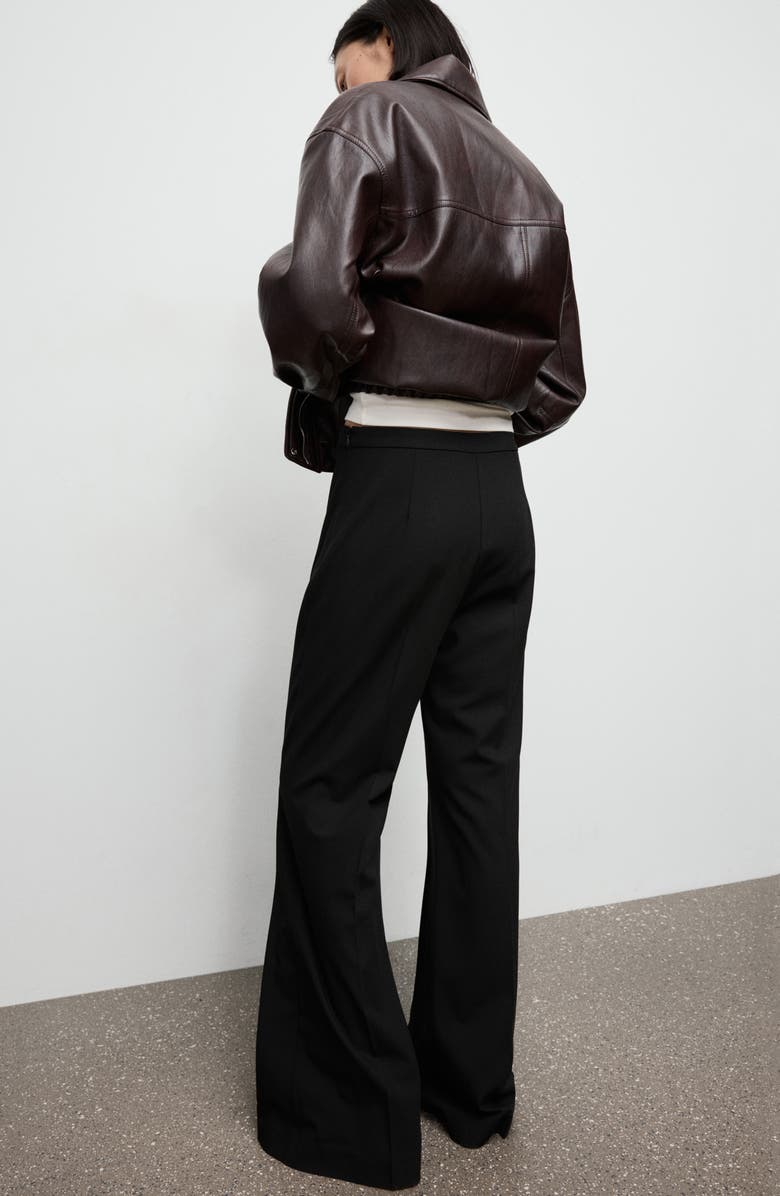 MANGO High Waist Flare Pants, Alternate, color, 