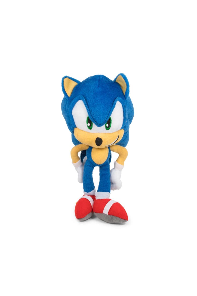 Sonic The Hedgehog Collector Plush Toy Clip-On | 8 Inches Tall, Main, color, Blue