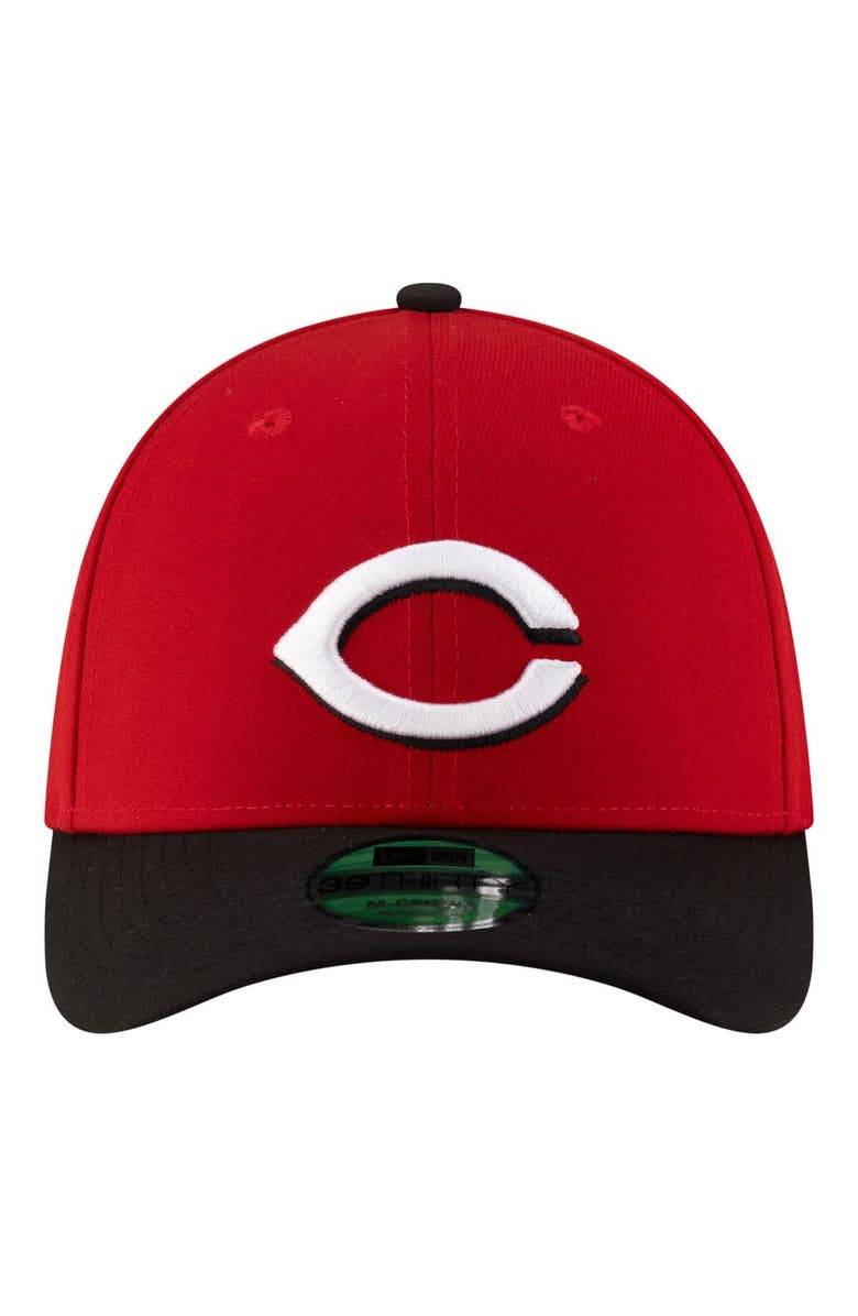New Era Men's New Era Red Cincinnati Reds Player Replica 39THIRTY M-Crown Flex Hat, Alternate, color, Red