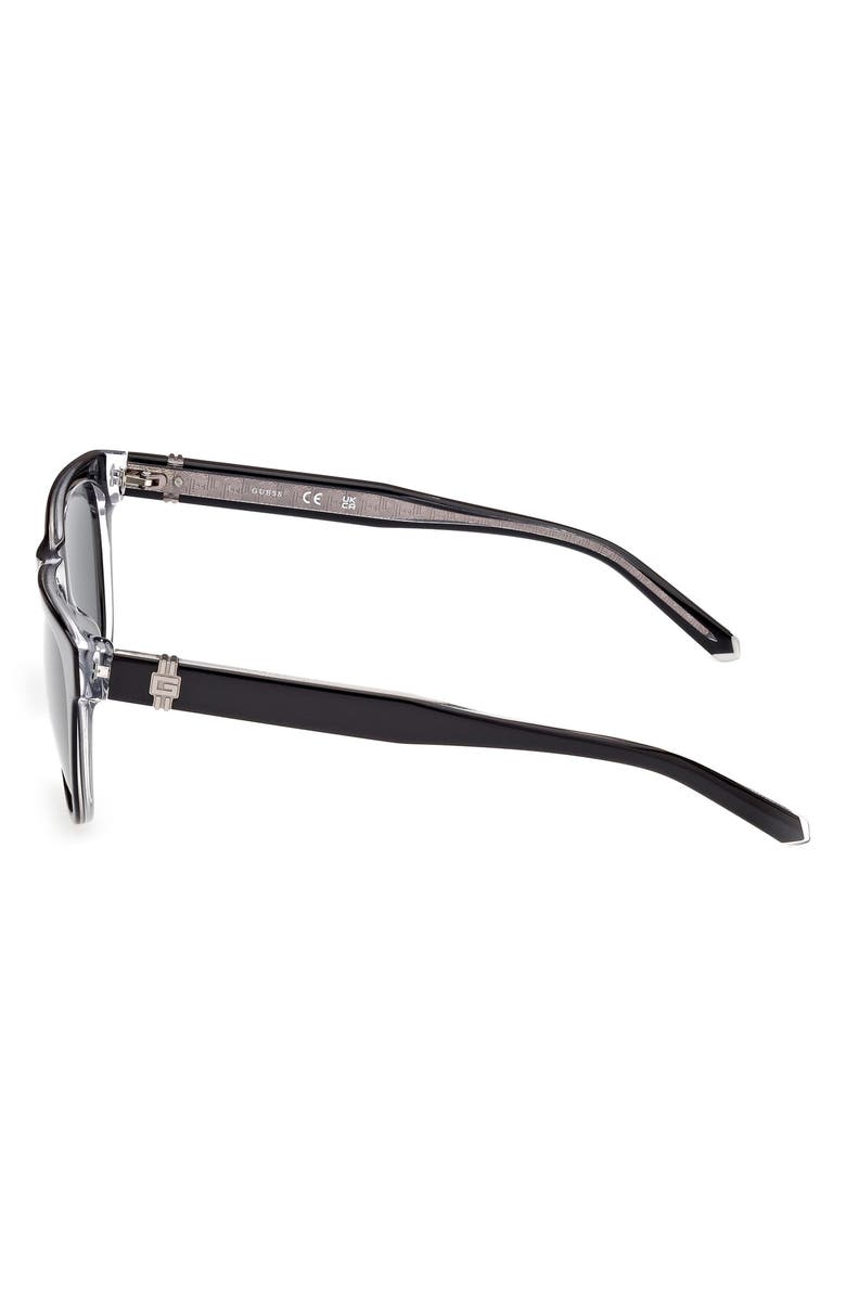 GUESS 54mm Polarized Square Sunglasses, Alternate, color, 