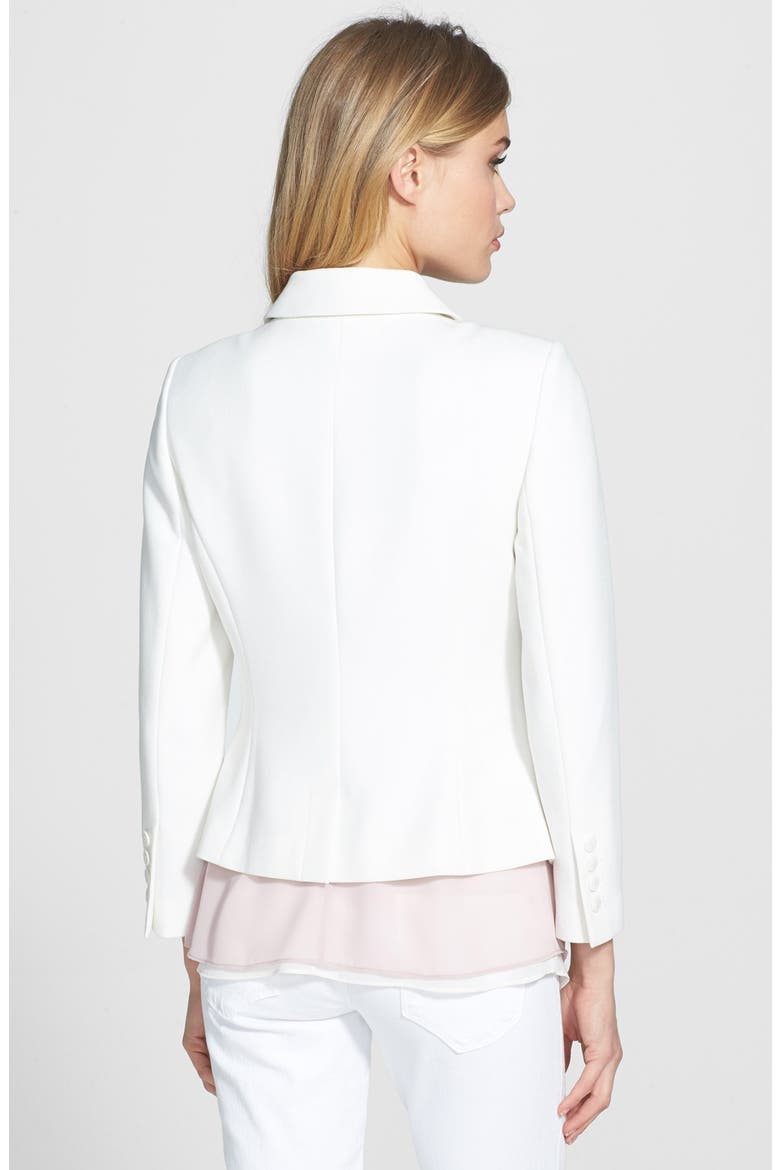Angular Hem Double Breasted Jacket, Alternate, color, CREAM CLOUD