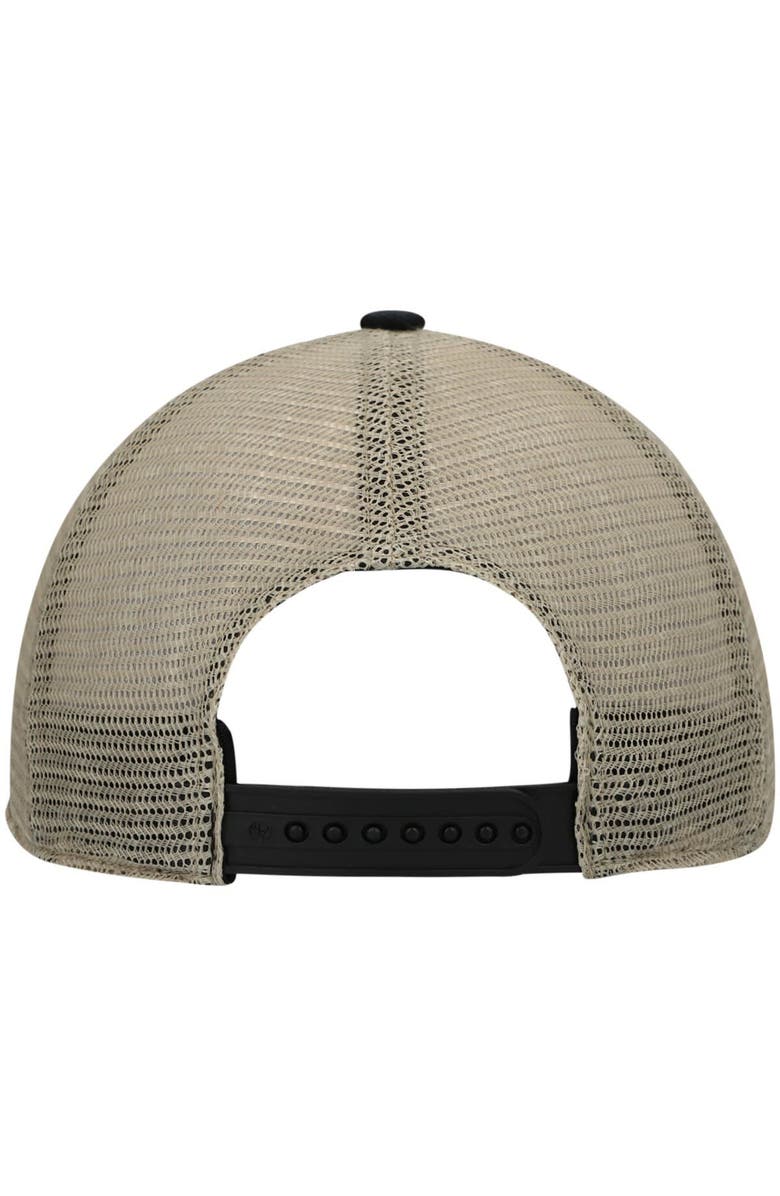 '47 Men's '47 Black New Orleans Saints Flagship MVP Snapback Hat, Alternate, color, 