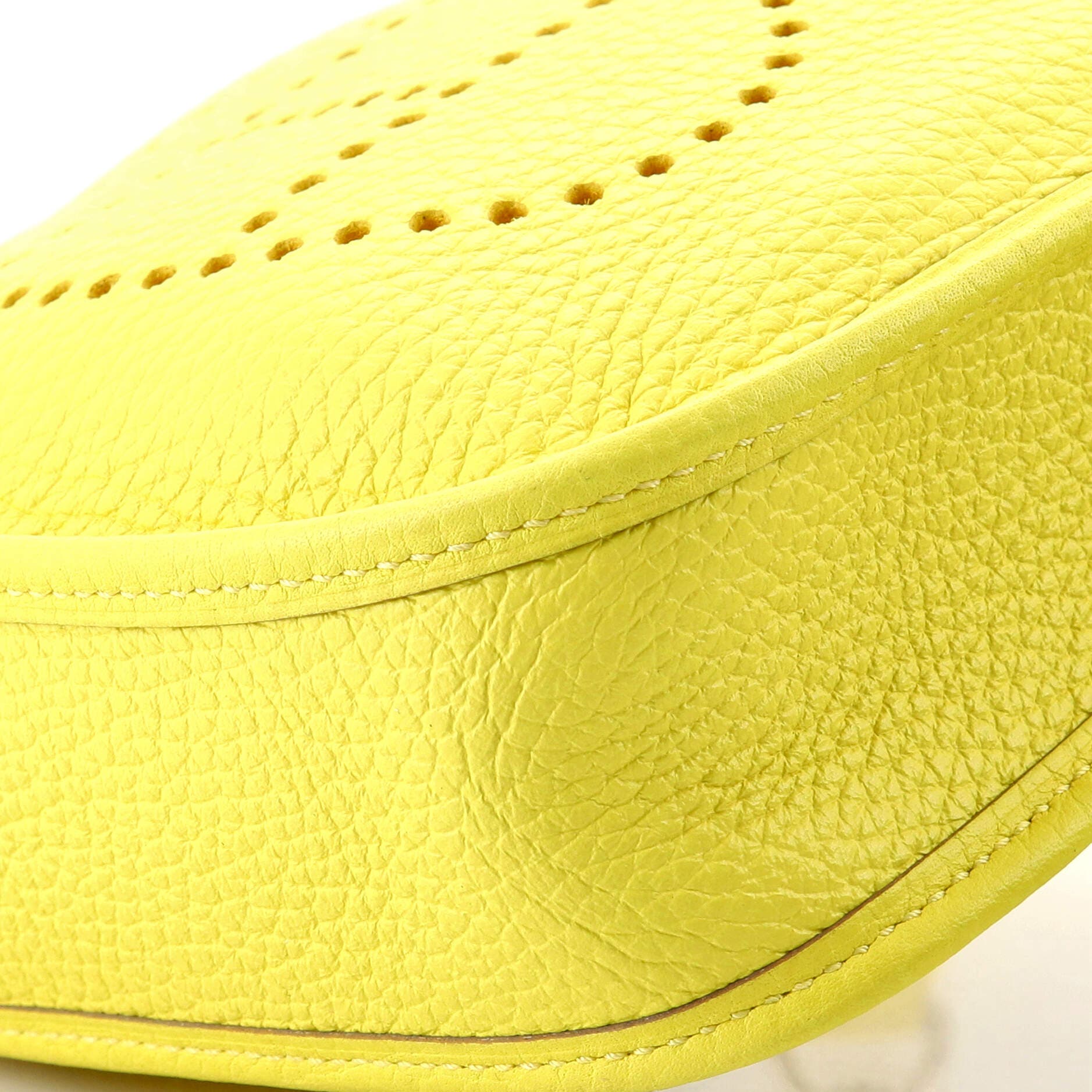 Pre-Owned Hermes Evelyne Bag Gen III Clemence TPM, Alternate, color, Lime