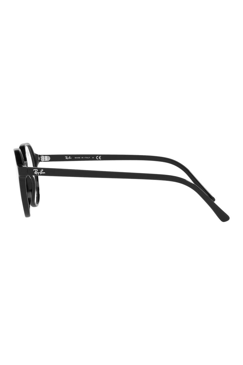 Thalia 51mm Square Optical Glasses, Alternate, color, BLACK