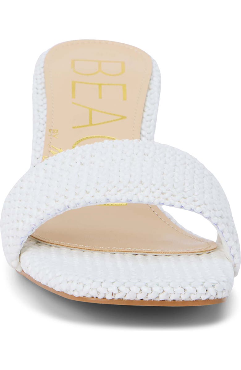 BEACH BY MATISSE Capricorn Kitten Heel Slide Sandal, Alternate, color, White