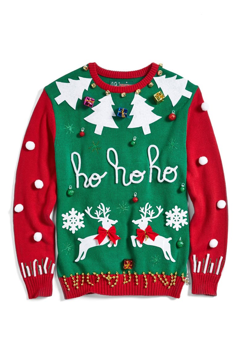 Colorblock Make-Your-Own Sweater Kit, Alternate, color, EMERALD