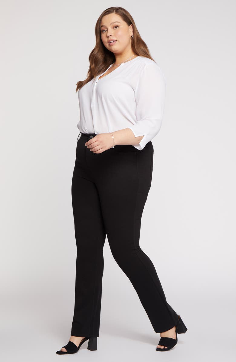 NYDJ Marilyn Straight Leg Pants, Alternate, color, Black