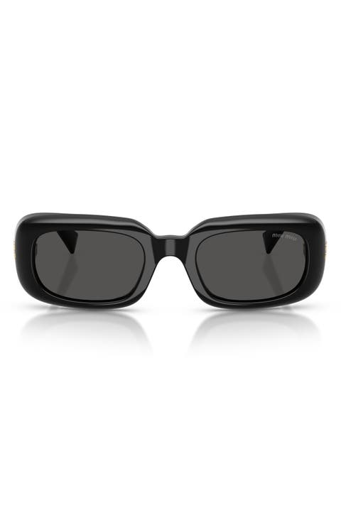 52mm Rectangular Sunglasses