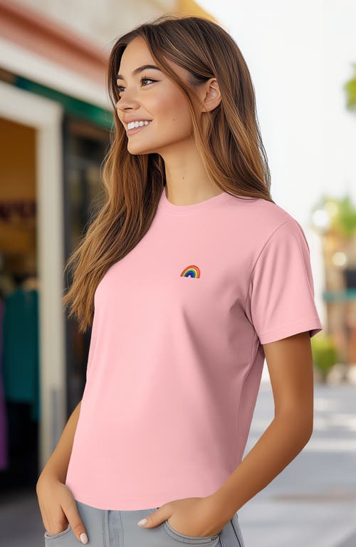 Dalix Womens Rainbow Jersey Relaxed Tee
