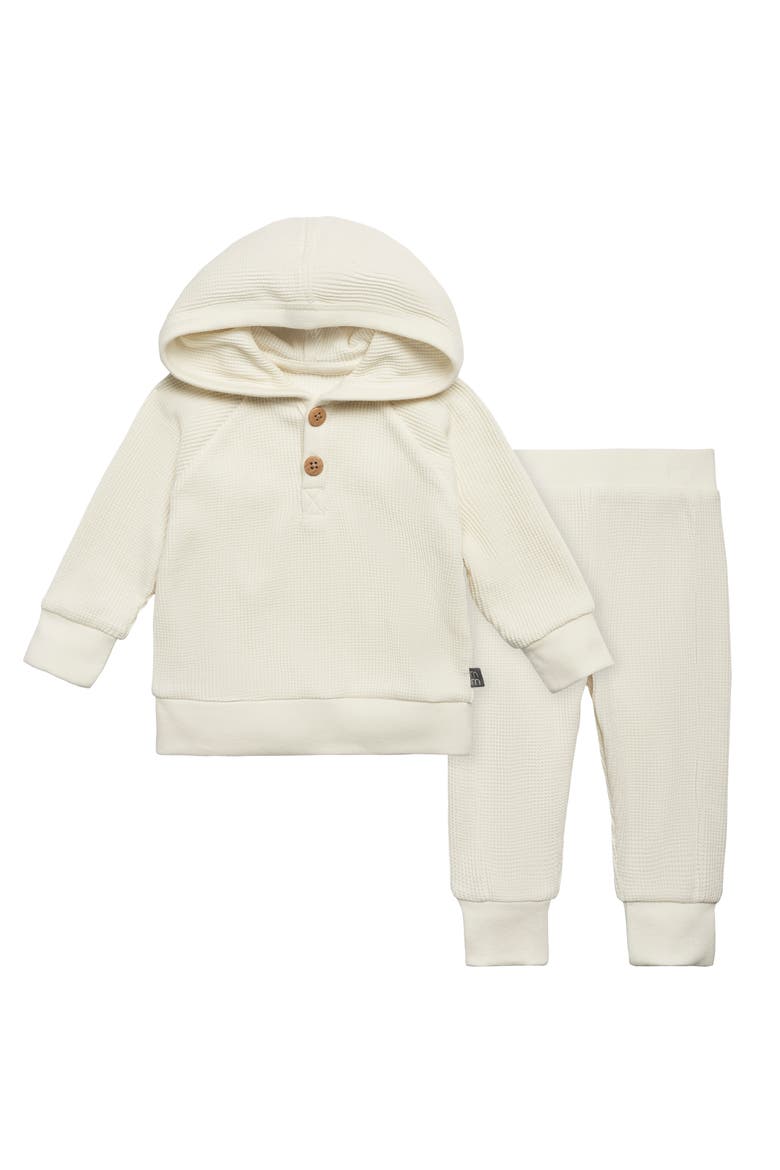 Hoodie & Pant Set, Main, color, Ivory