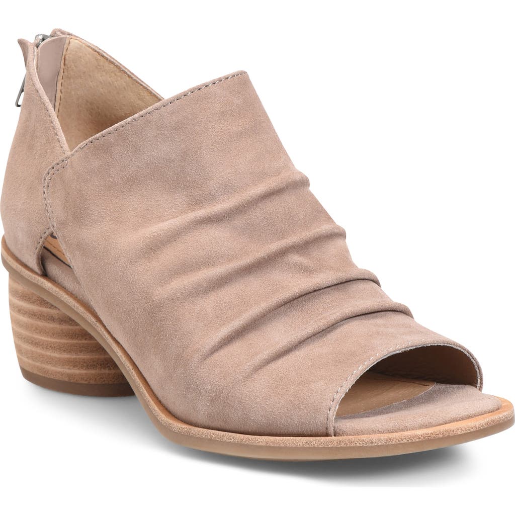 Söfft Catelyn Peep Toe Bootie In Animal Print