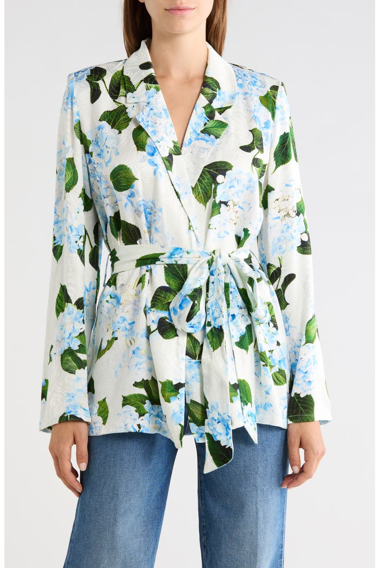 Ciara Robe Top, Main, color, IVORY/ LIGHT BLUE