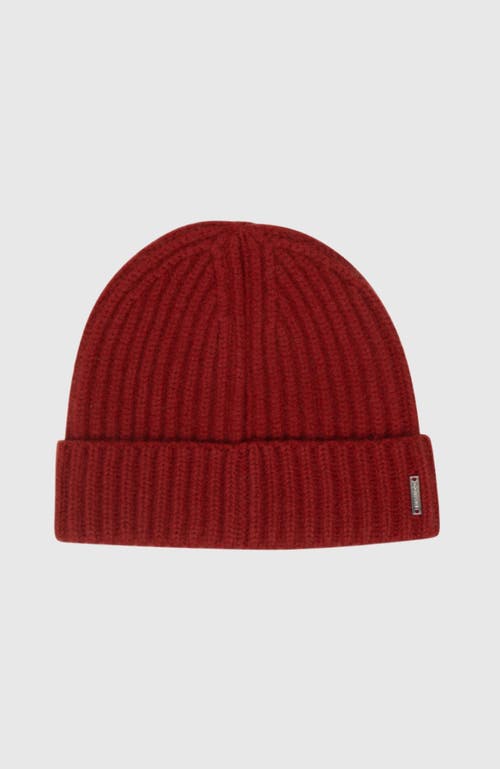 Gorski Cashmere Knit Hat In Red