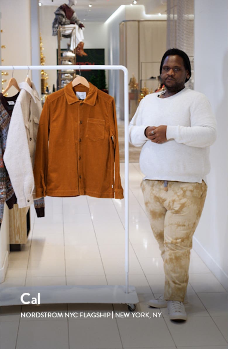 Layton Corduroy Overshirt, sales video thumbnail