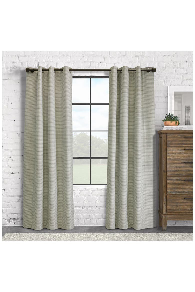 Blackout Curtain Rod Set, Alternate, color, ESPRESSO