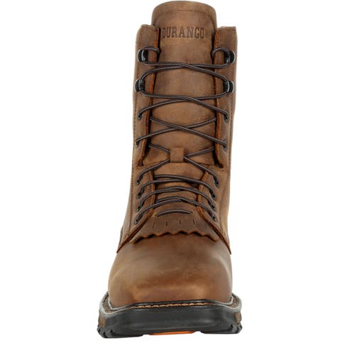 Durango Waterproofsteel Toe Lace Up Boot In Brown
