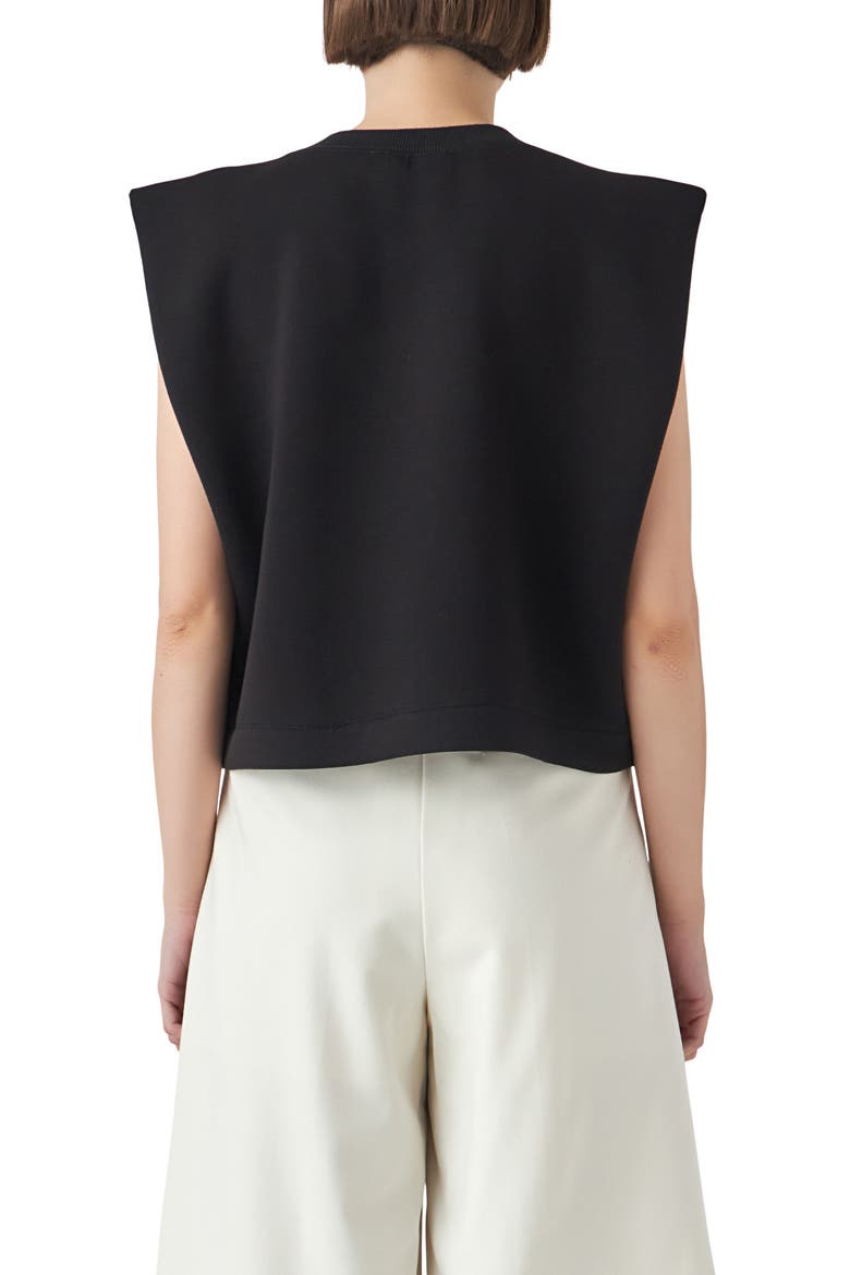 Soft Basic Top, Alternate, color, BLACK