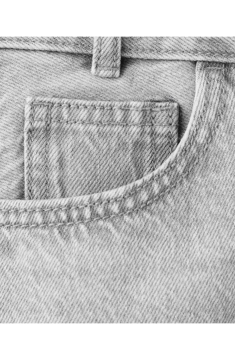 MANGO TEEN Crossover Denim Miniskort, Alternate, color, 