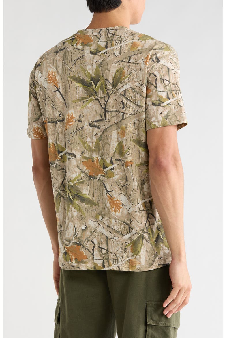 KISS Army Patch Camo Graphic T-Shirt, Alternate, color, BROWN