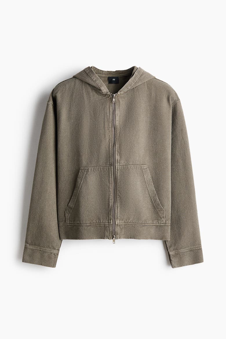 Hooded Overshirt Jacket, Alternate, color, Beige