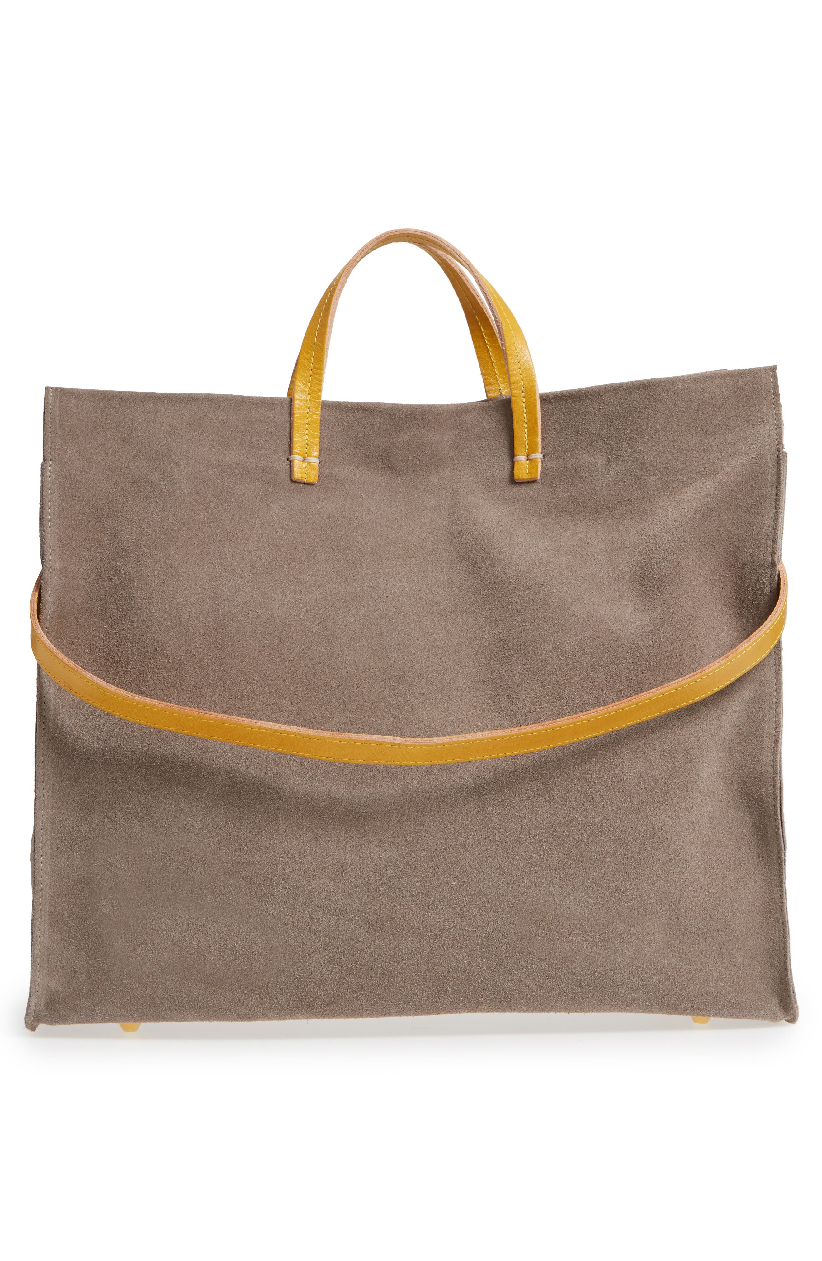 Clare V. Simple Suede Tote, Alternate, color, 