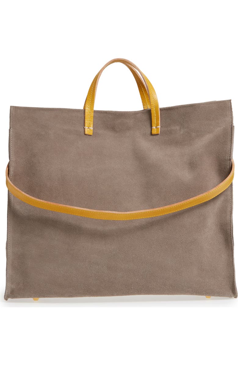 Clare V. Simple Suede Tote, Alternate, color,