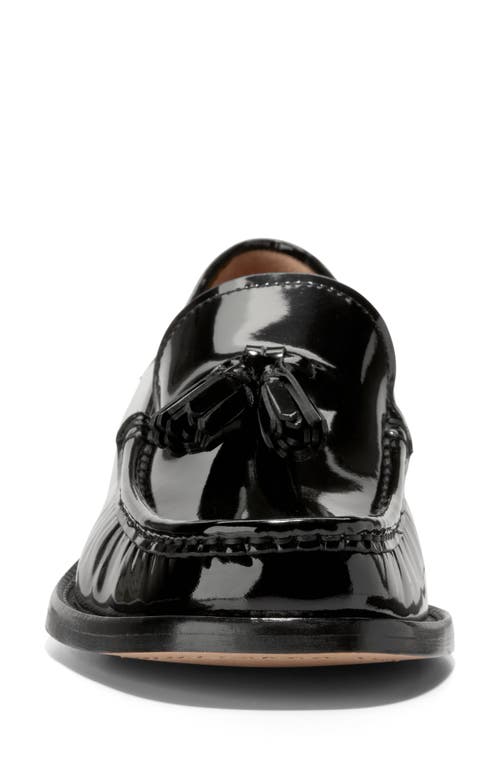 Shop Cole Haan Lana Lux Tassel Loafer In Black Box Leather