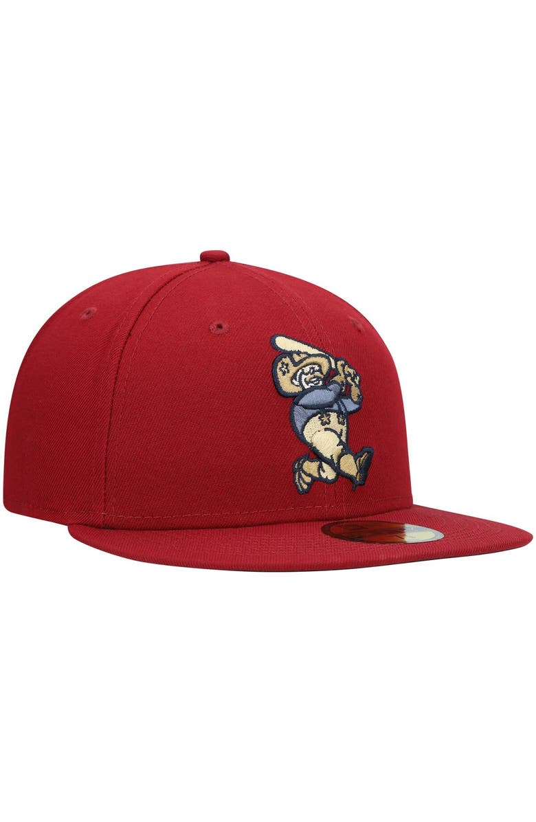 New Era Men's New Era Red Frisco RoughRiders Authentic Collection Team Alternate 59FIFTY Fitted Hat, Alternate, color, Red